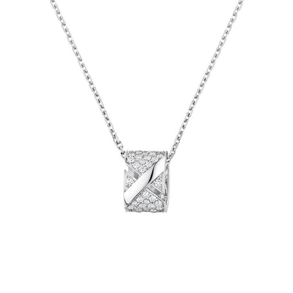 [Rose Jewels]LIENS EVIDENCE DIAMOND PAVED NECKLACE