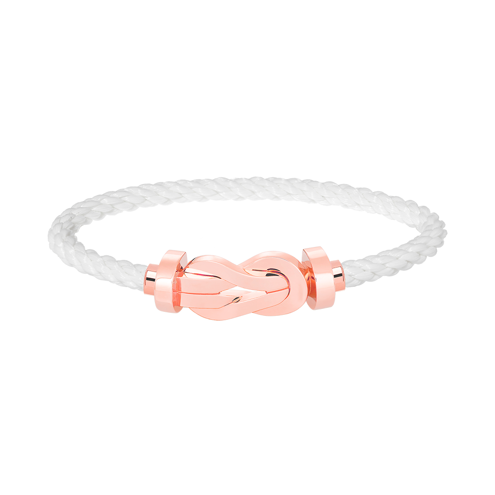 [Rose Jewels]CHANCE LARGE 8 FIGURE BUCKLE NO DIAMOND BRACELET ROSE GOLD