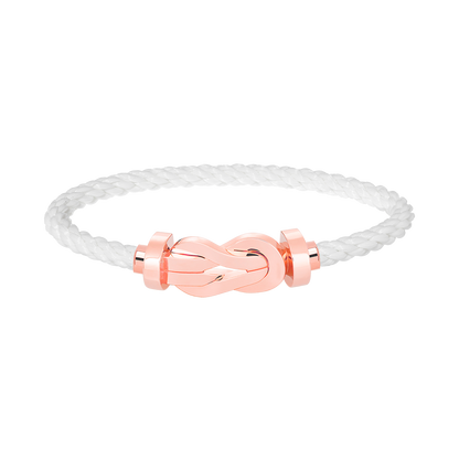 [Rose Jewels]CHANCE LARGE 8 FIGURE BUCKLE NO DIAMOND BRACELET ROSE GOLD