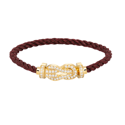 [Rose Jewels]CHANCE LARGE 8 FIGURE BUCKLE FULLDIAMOND BRACELET GOLD