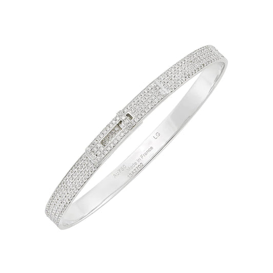 [Rose Jewels]HM KELLY BRACELET IN SILVER AND FULL PAVE DIAMOND