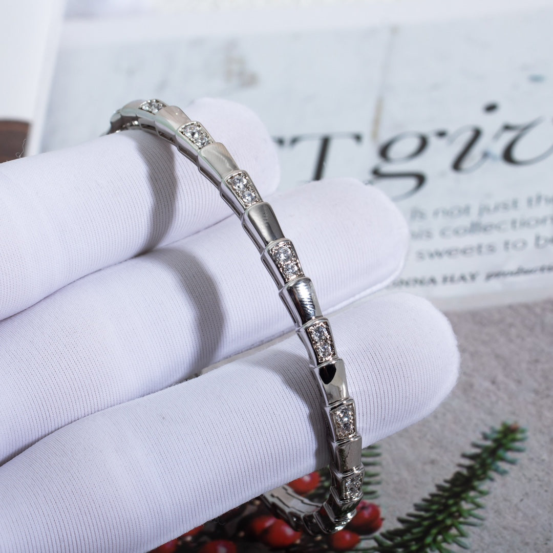 [Rose Jewels]SERPENTI BRACELET SILVER DIAMOND