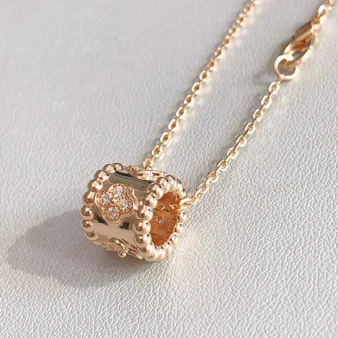 [ROSE]PERLEE PEDANT NECKLACE GOLD / ROSE GOLD