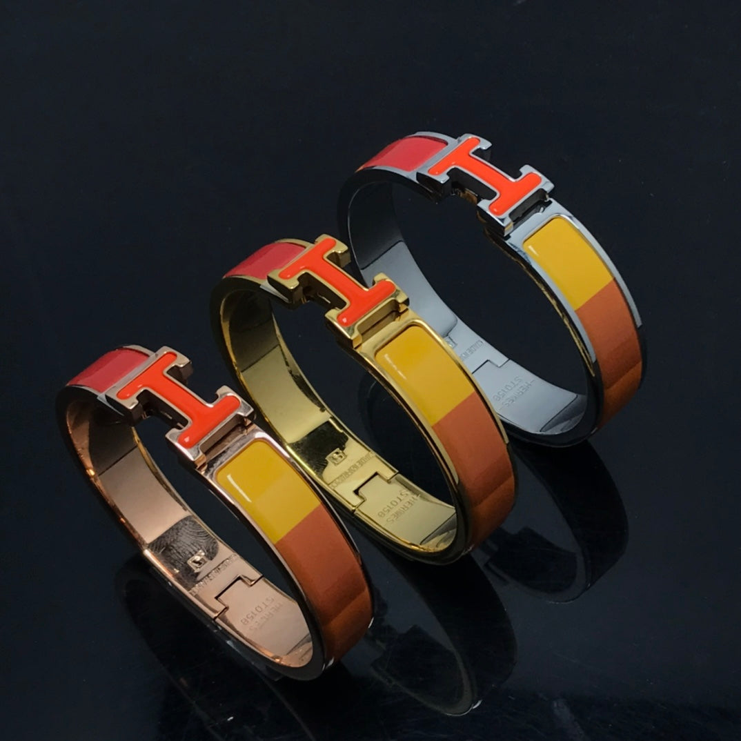 [Rose Jewels]H BRACELET ORANGE RAINBOW CERAMIC