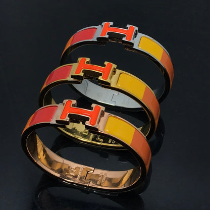 [Rose Jewels]H BRACELET ORANGE RAINBOW CERAMIC