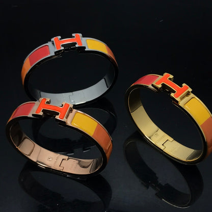 [Rose Jewels]H BRACELET ORANGE RAINBOW CERAMIC