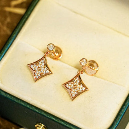 [Rose Jewels]STAR DIAMONDS EARRINGS GOLD