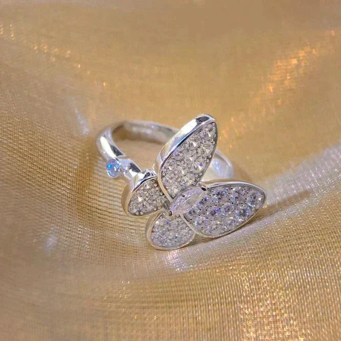 [ROSE]BUTTERFLY DIAMOND RING