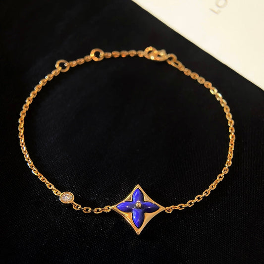 [Rose Jewels]COLOR STAR PINK GOLD DIAMOND BRACELET