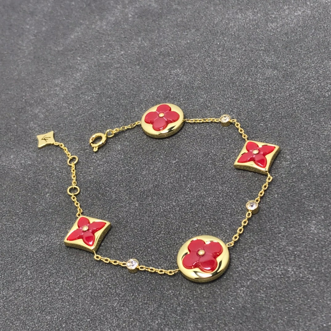 [Rose Jewels]STAR AND SUN CARNELIAN 4 MOTIFS 3 DIAMONDS