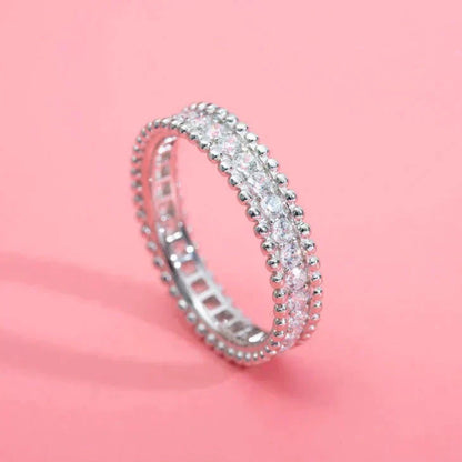 [ROSE]PERLEE DIAMOND SILVER RING