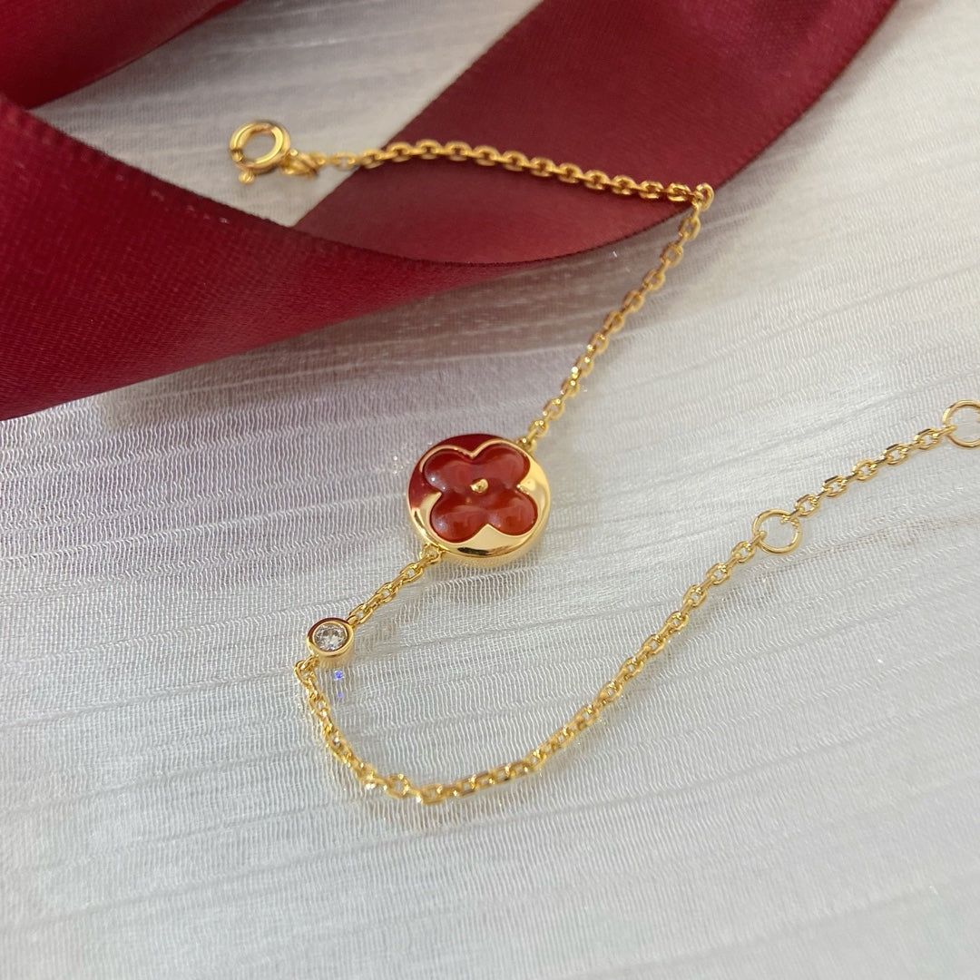 [Rose Jewels]SUN PEDANT CARNELIAN BRACELET