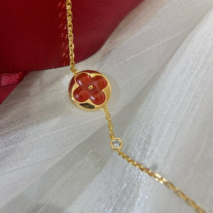 [Rose Jewels]SUN PEDANT CARNELIAN BRACELET