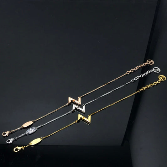 [Rose Jewels]VOLT LV LOGO BRACELET