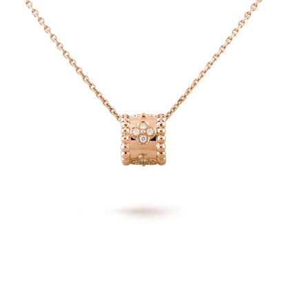 [ROSE]PERLEE PEDANT NECKLACE GOLD / ROSE GOLD