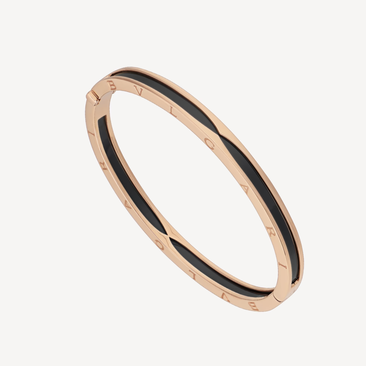 [Rose Jewels]ZERO 1 PINK GOLD WITH BLACK CERAMIC BRACELET