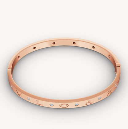 [Rose Jewels]ZERO 1 PINK GOLD 12 DIAMONDS BRACELET