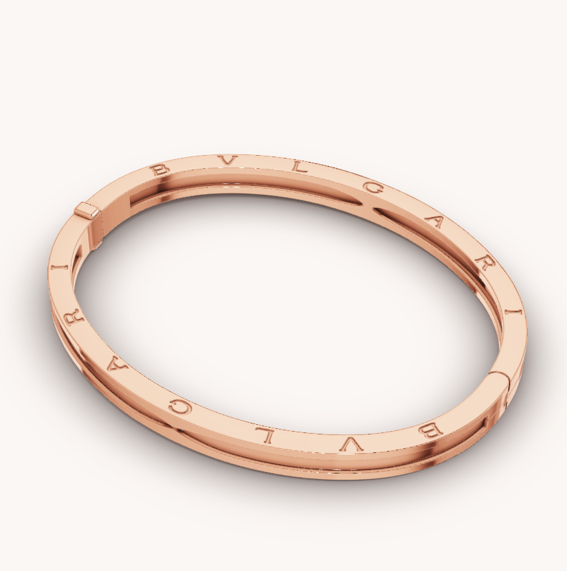 [Rose Jewels]ZERO 1 SPIRAL PINK GOLD BRACELET