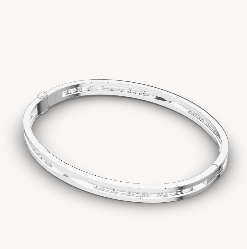 [Rose Jewels]ZERO 1 SPIRAL LOGO SILVER BRACELET