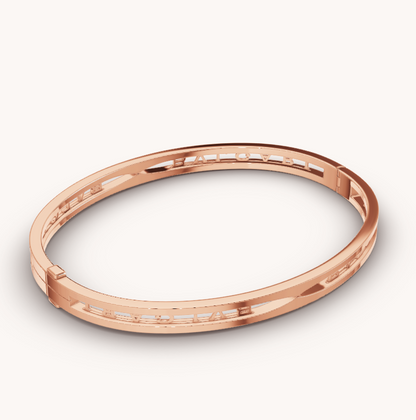 [Rose Jewels]ZERO 1 SPIRAL LOGO PINK GOLD BRACELET