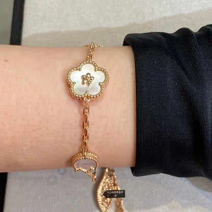 [ROSE]LUCKY SPRING 5 MOTIF BRACELET