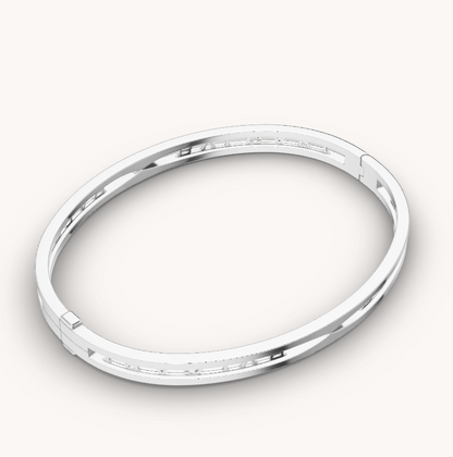 [Rose Jewels]ZERO 1 SPIRAL LOGO SILVER BRACELET