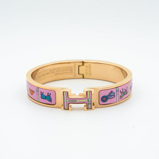 [Rose Jewels]H PINK GOLD BRACELET PINK CERAMIC