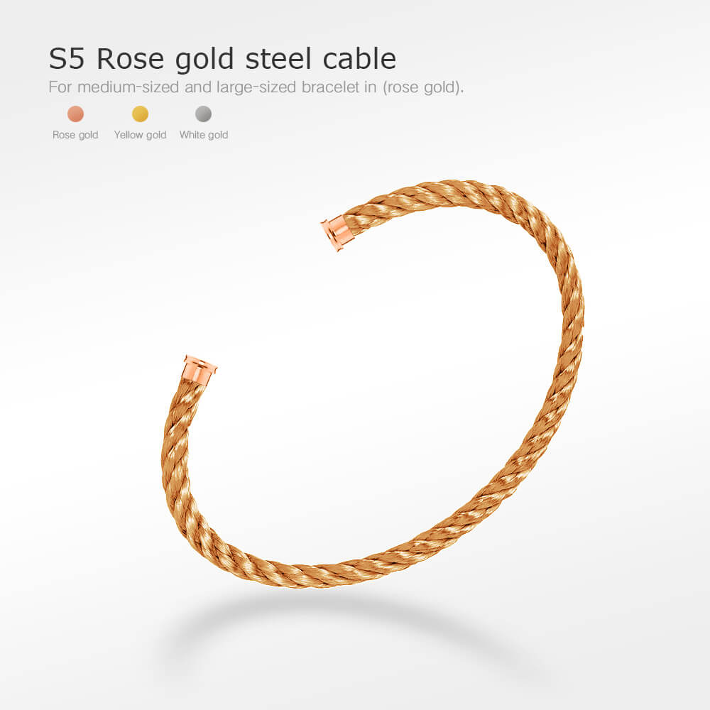 [Rose Jewels]FORCE SERIES BRACELET CABLES 50 CHOICES (DIY SELECTION)