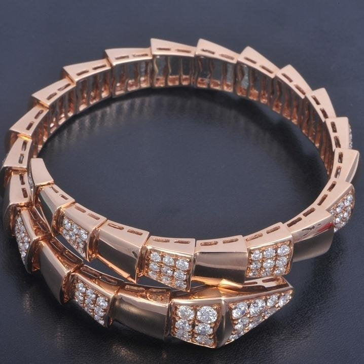 [Rose Jewels]SERPENTI BRACELET PINK GOLD DIAMOND