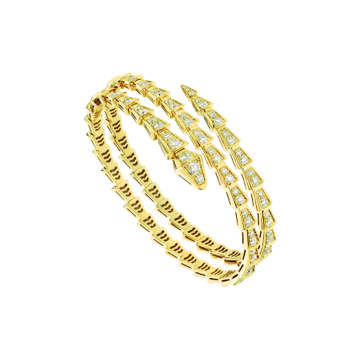 [Rose Jewels]SERPENTI BRACELET GOLD DIAMOND DOUBLE ROW