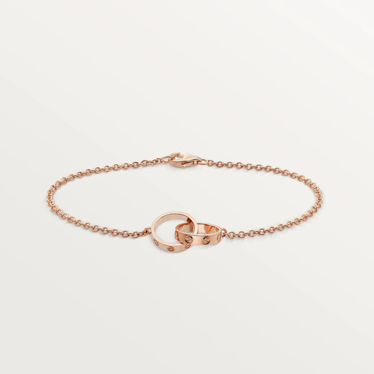 [ROSE]LOVE BRACELET DOUBLE RING