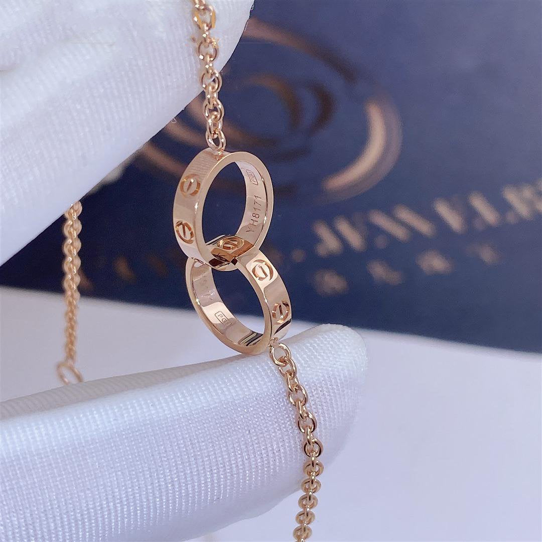 [ROSE]LOVE BRACELET DOUBLE RING