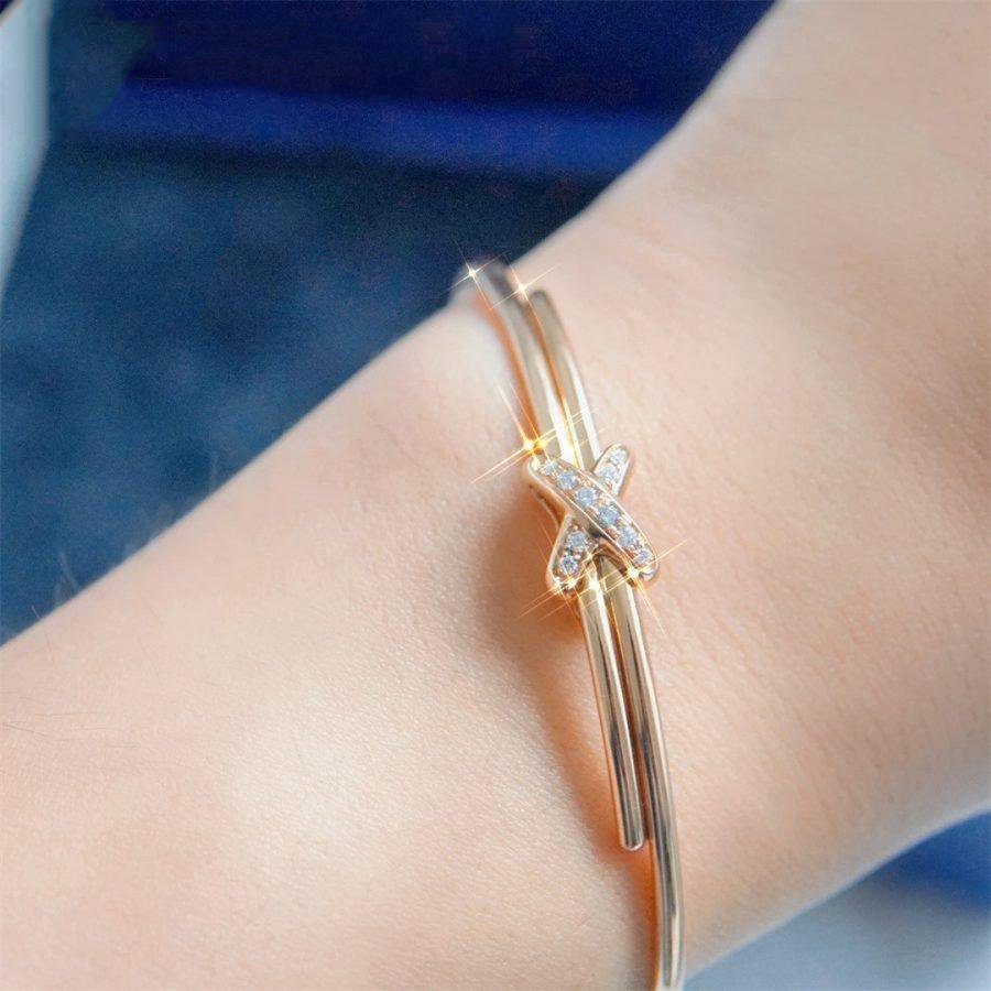 [Rose Jewels]JEUX DE BRACELET PINK GOLD DIAMONDS