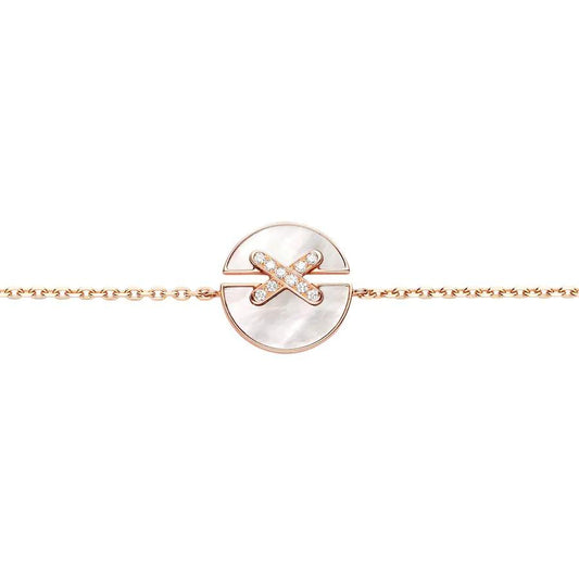 [Rose Jewels]JEUX DE BRACELET MOP PINK GOLD DIAMONDS