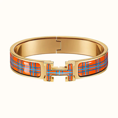 [Rose Jewels]H TARTAN BRACELET 12MM