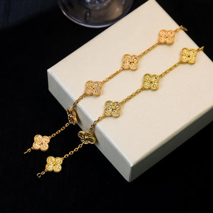 [ROSE]CLOVER 5 MOTIFS BRONZING BRACELET