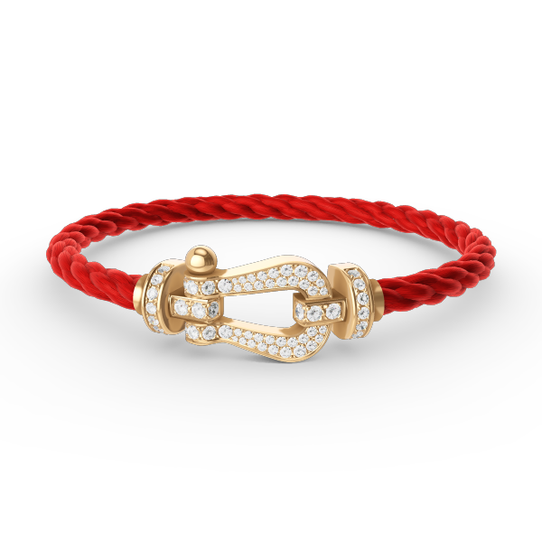 [Rose Jewels]FORCE LARGE HORSESHOE FULL DIAMOND BRACELET GOLD