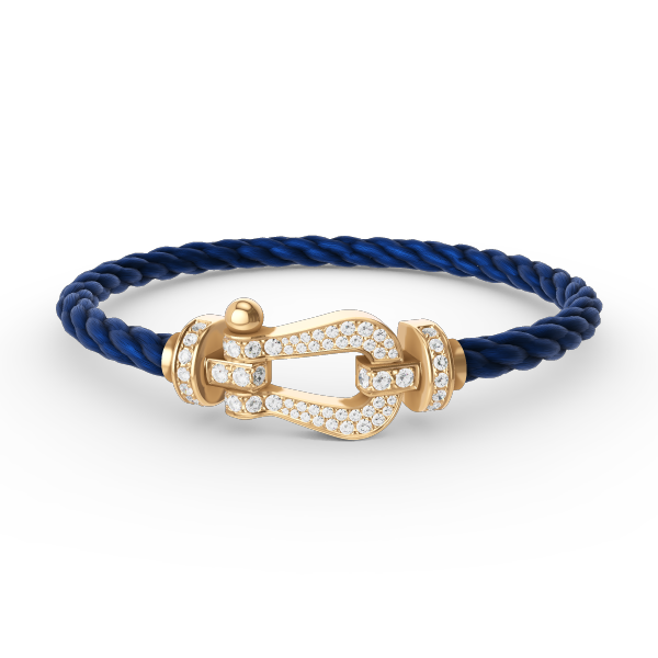 [Rose Jewels]FORCE LARGE HORSESHOE FULL DIAMOND BRACELET GOLD