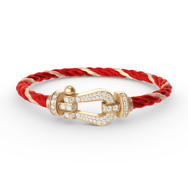 [Rose Jewels]FORCE LARGE HORSESHOE FULL DIAMOND BRACELET GOLD