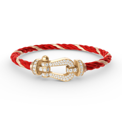 [Rose Jewels]FORCE LARGE HORSESHOE FULL DIAMOND BRACELET GOLD