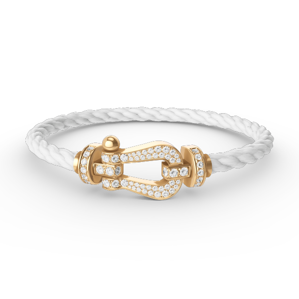 [Rose Jewels]FORCE LARGE HORSESHOE FULL DIAMOND BRACELET GOLD