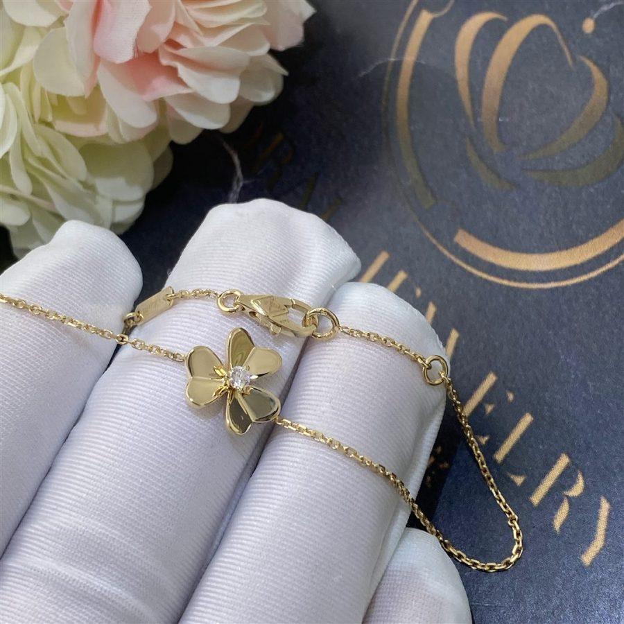 [ROSE]FRIVOLE GOLD FLOWER BRACELET