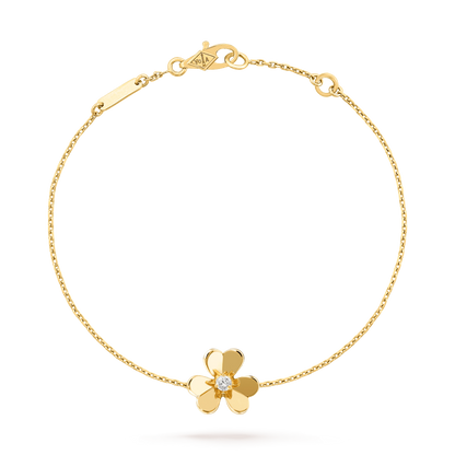 [ROSE]FRIVOLE GOLD FLOWER BRACELET