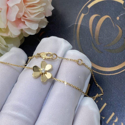 [ROSE]FRIVOLE GOLD FLOWER BRACELET