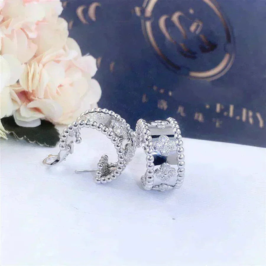 [ROSE]PERLEE DIAMOND EARRINGS