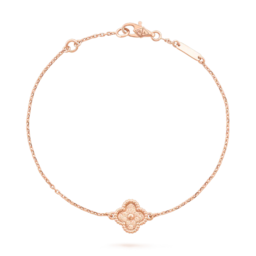 [ROSE]CLOVER SINGLE FLOWER BRACELET