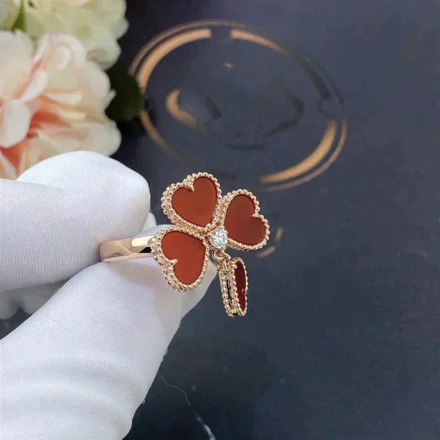 [ROSE]SWEET CLOVER CARNELIAN RING