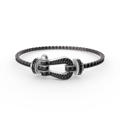 [Rose Jewels]FORCE  LARGE HORSESHOE FULL DIAMOND TENNIS BRACELET